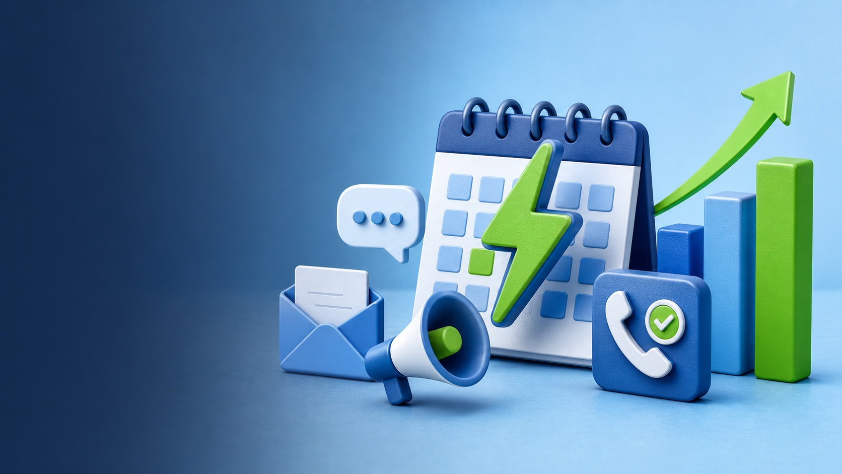 Stylized demand campaign system representing Boost Days for auto repair shops